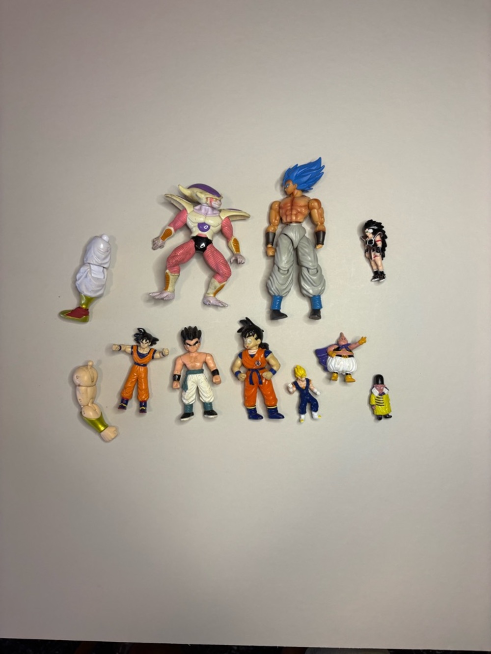 Vintage Dragon Ball Z Figure Lot Goku Vegeta Majin Buu Kai Supreme 8 pcs DBZ